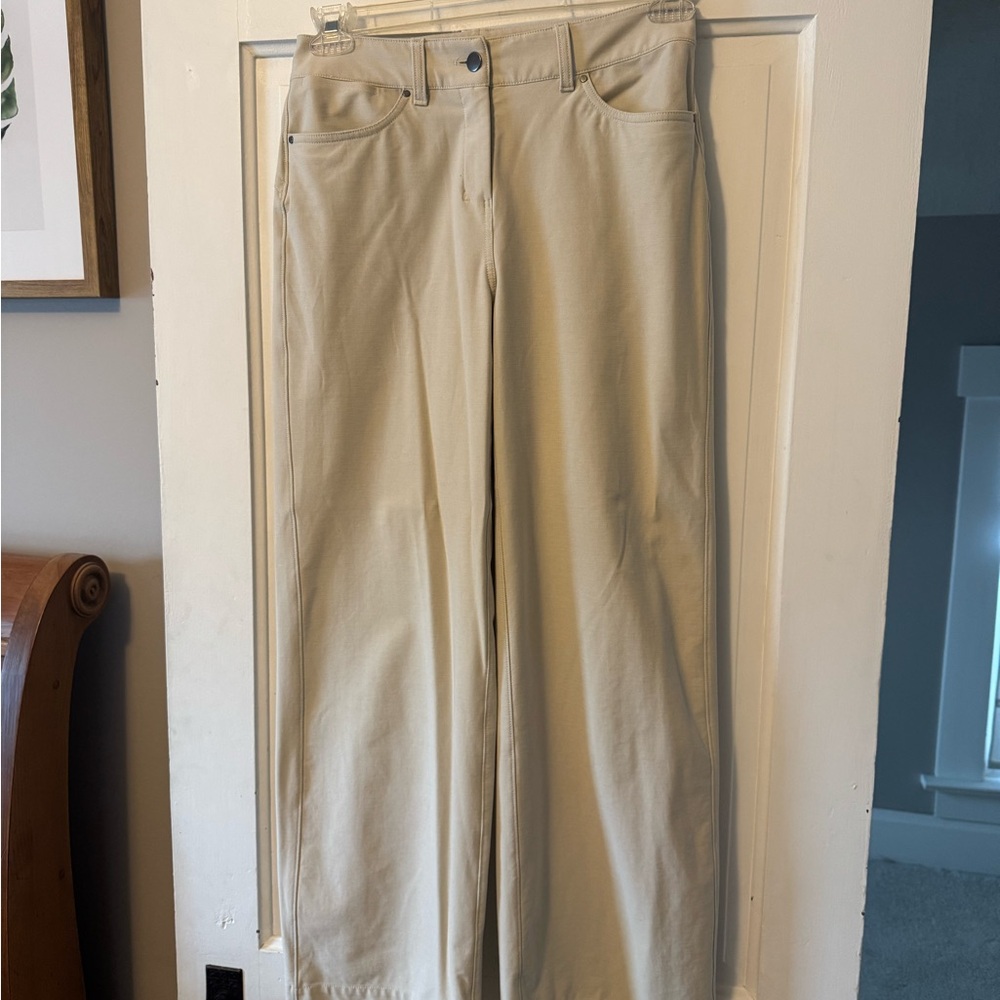 lululemon athletica Cream Wide Leg Pants